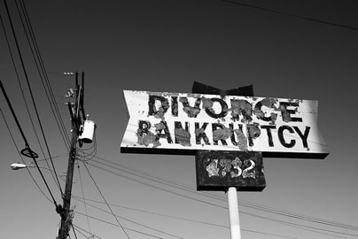 effects of bankruptcy and divorce